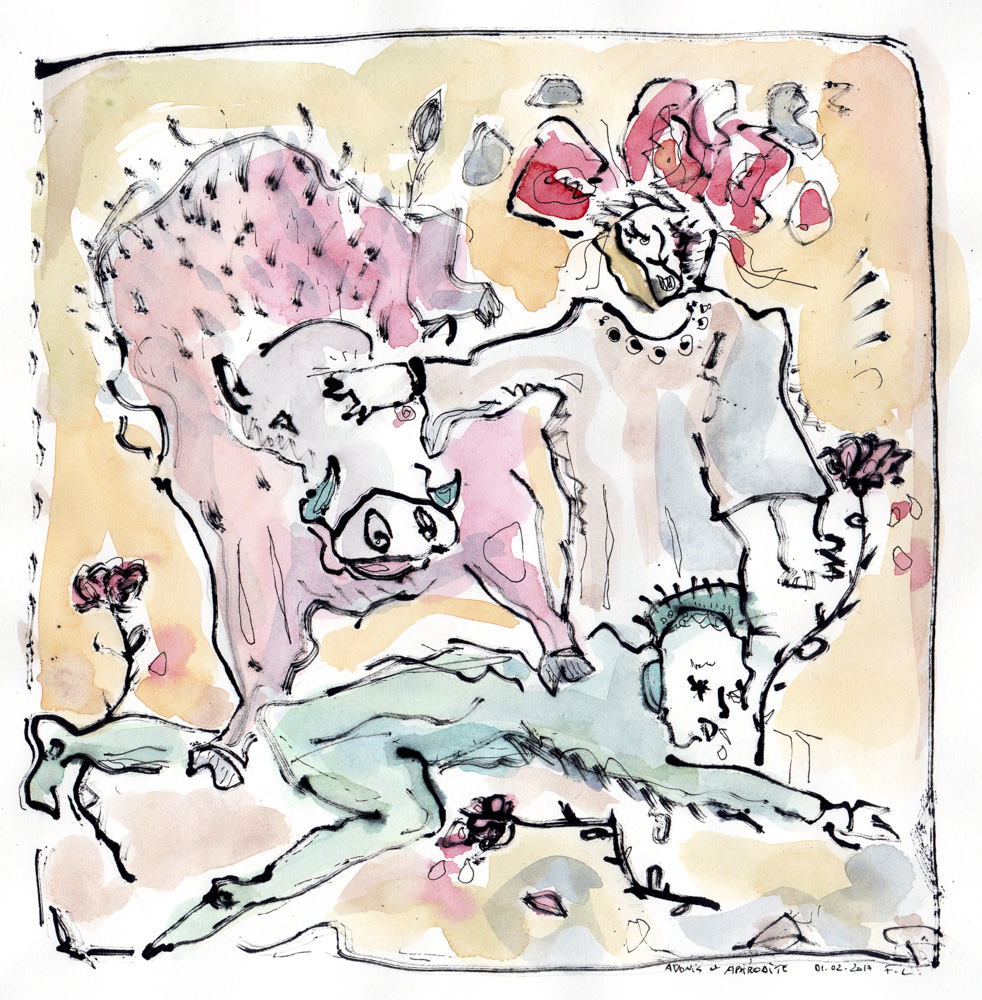 Adonis et aphrodite