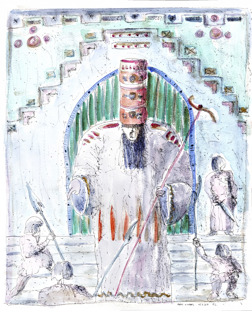 Oedipe à thèbes